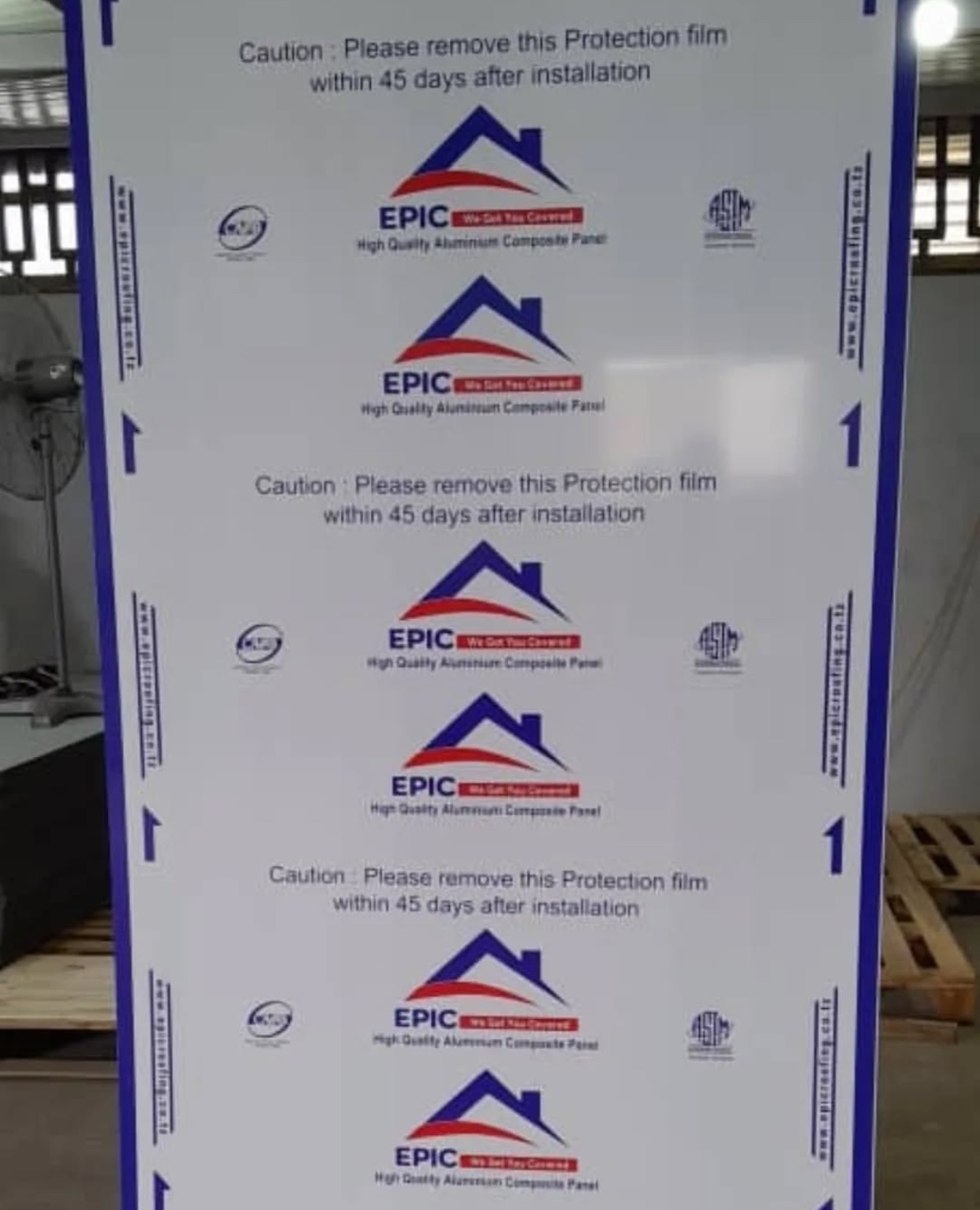 EPIC Alucobond panels with quality specifications